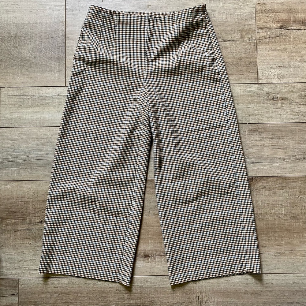 Loft wide leg cropped pants